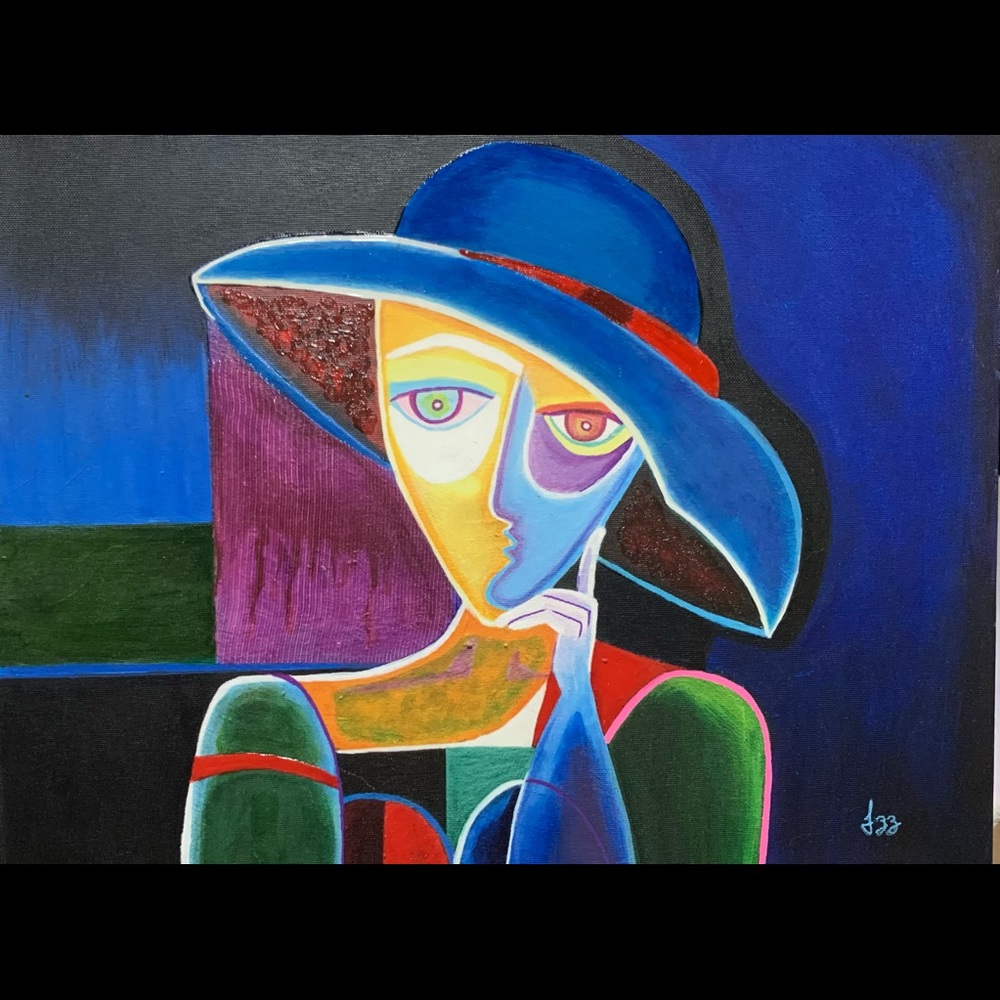 Abstract Original art handmade for home decor
